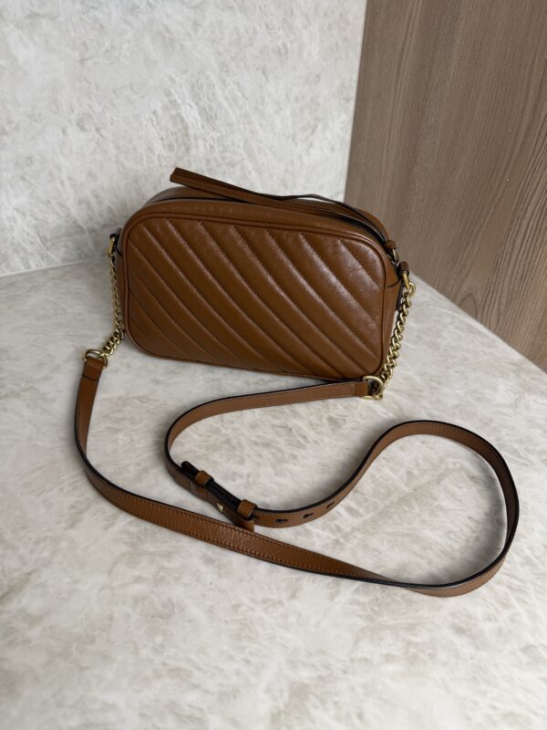 Gucci Matelasse Small GG Marmont Caramel