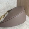 Valentino Garavani VLogo Moon Medium Grainy Calfskin Hobo Bag with Chain Clay