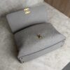 Chanel Caviar Diamond Stitched Top Handle Flap