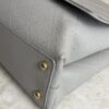 Chanel Caviar Diamond Stitched Top Handle Flap