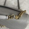 Chanel Caviar Diamond Stitched Top Handle Flap