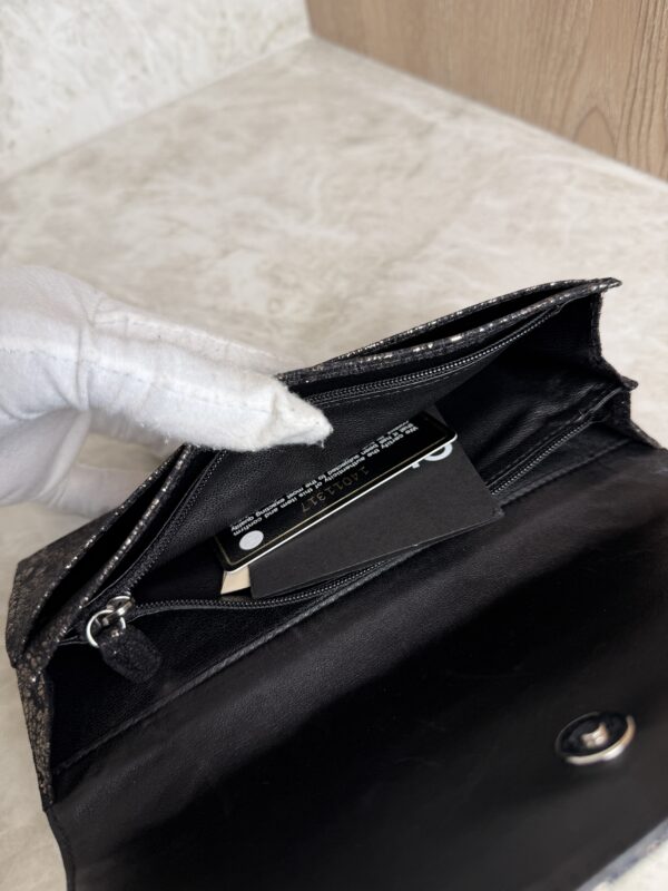 Chanel Metallic Lace Evening Clutch