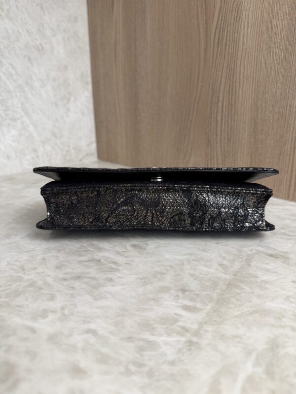 Chanel Metallic Lace Evening Clutch
