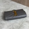 Saint Laurent (YSL) Grain De Poudre Matelasse Chevron Small Monogram Envelope Wallet