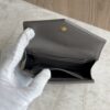 Saint Laurent (YSL) Grain De Poudre Matelasse Chevron Small Monogram Envelope Wallet