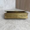 Chanel Gold Quilted Lambskin Boy WOC Clutch Bag