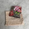Gucci GG Supreme Monogram Blooms French Flap Wallet Beige Multicolor Dry Rose