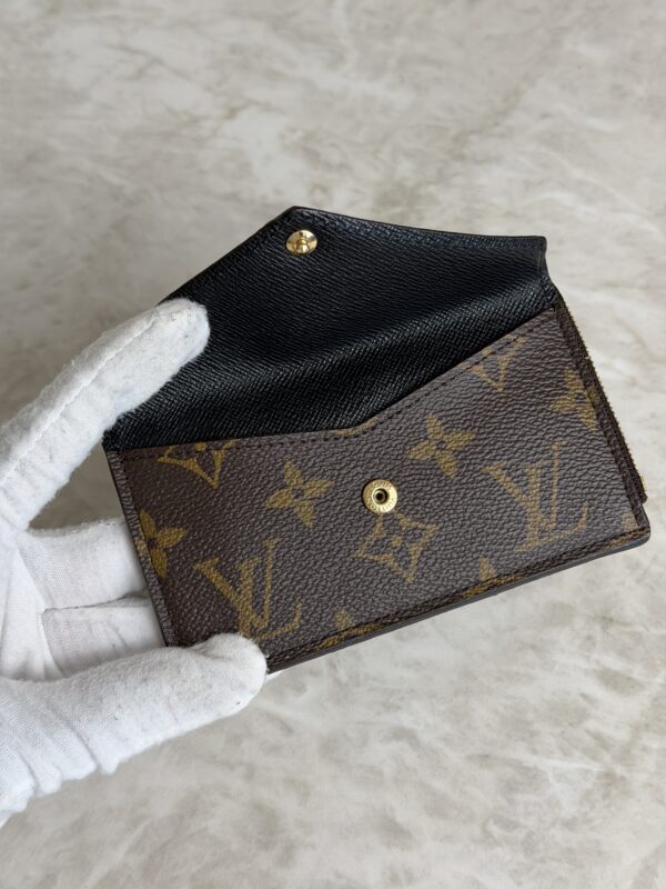 Louis Vuitton Monogram Recto Verso Card Holder Black