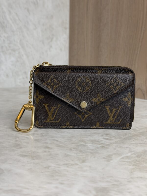 Louis Vuitton Monogram Recto Verso Card Holder Black