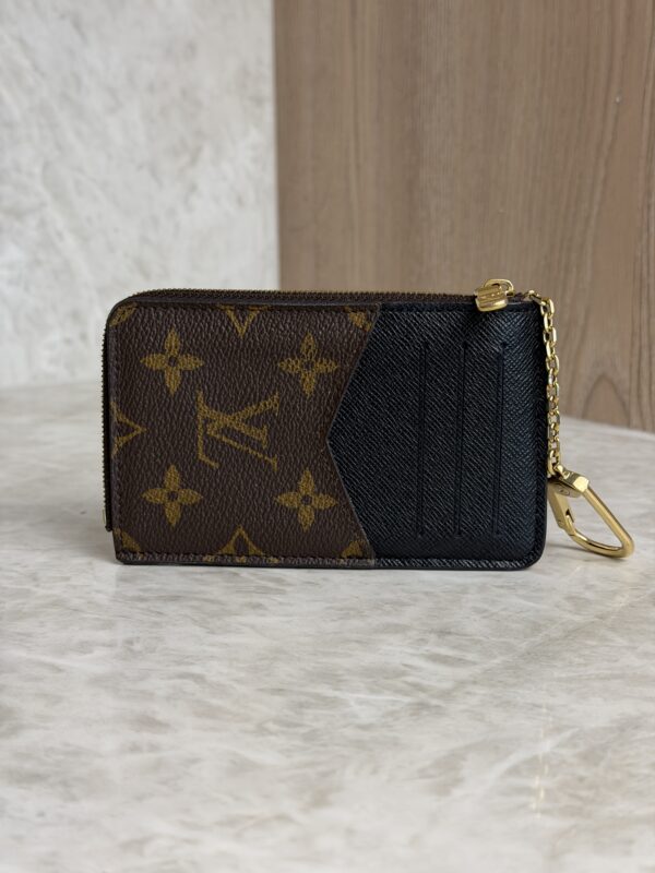 Louis Vuitton Monogram Recto Verso Card Holder Black
