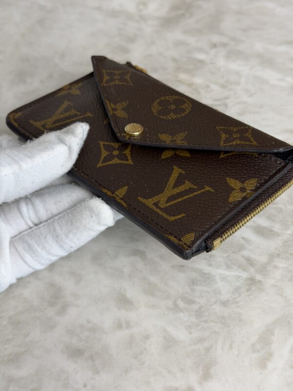 Louis Vuitton Monogram Recto Verso Card Holder Black