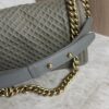 Chanel Old Medium Boy Denim Bag In Olive