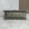 Chanel Old Medium Boy Denim Bag In Olive