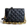 Louis Vuitton Lambskin Embossed Monogram Coussin BB Black