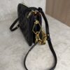 Louis Vuitton Lambskin Embossed Monogram Coussin BB Black