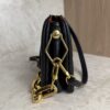 Louis Vuitton Lambskin Embossed Monogram Coussin BB Black