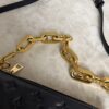Louis Vuitton Lambskin Embossed Monogram Coussin BB Black