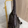 Fendi Zucca Nappa Nuvolata Vitello Tortuga Medium Spy Hobo Tobacco Moro