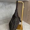 Fendi Zucca Nappa Nuvolata Vitello Tortuga Medium Spy Hobo Tobacco Moro