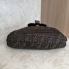 Fendi Zucca Nappa Nuvolata Vitello Tortuga Medium Spy Hobo Tobacco Moro