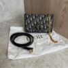 Christian Dior Oblique 30 Montaigne 2-In-1 Pouch Blue