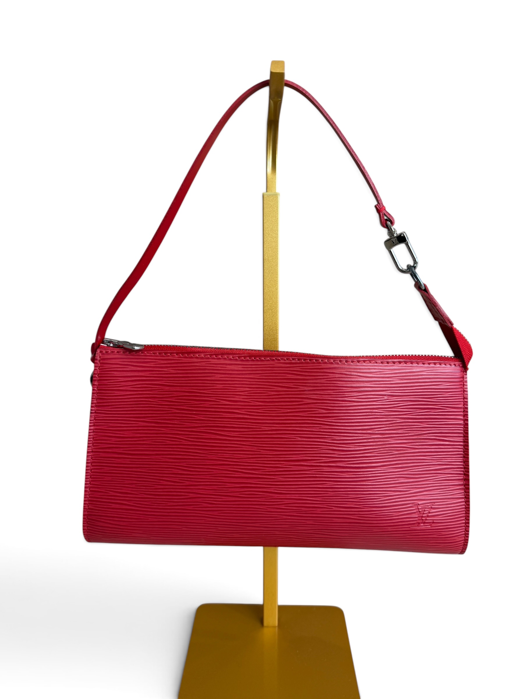 Louis Vuitton Epi Pochette Accessories 24 Red