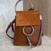 Chloe Faye Bracelet Crossbody Bag Leather and Suede Mini