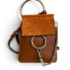 Chloe Faye Bracelet Crossbody Bag Leather and Suede Mini