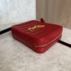Saint Laurent (YSL) Red Quilted Leather Vicky Belt Bag