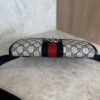 Gucci GG Supreme Monogram Web Small Ophidia Belt Bag 90 36 Beige Navy