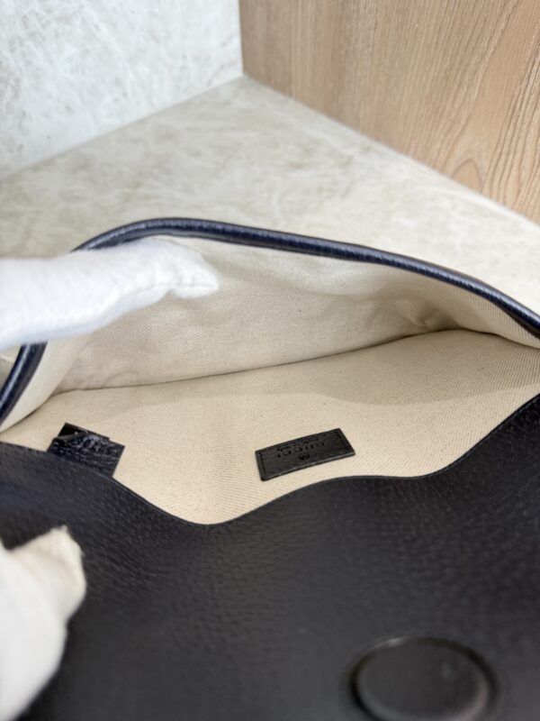 Gucci GG Supreme Monogram Web Small Ophidia Belt Bag 90 36 Beige Navy