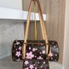 Louis Vuitton LV X TM Monogram Cherry Blossom Papillon Sakura Brown