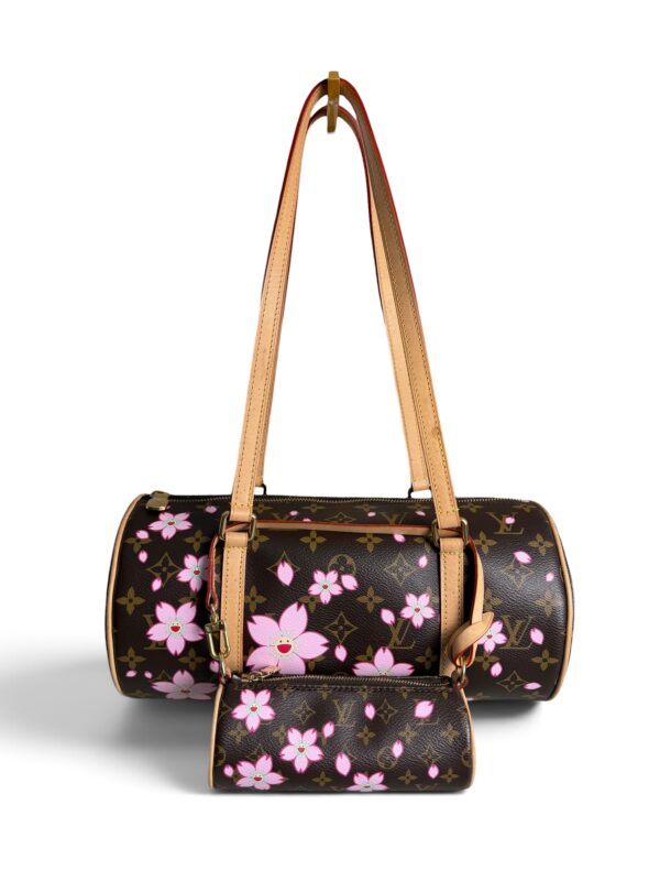 Louis Vuitton LV X TM Monogram Cherry Blossom Papillon Sakura Brown