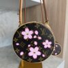 Louis Vuitton LV X TM Monogram Cherry Blossom Papillon Sakura Brown