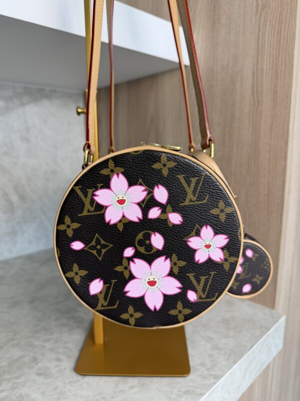 Louis Vuitton LV X TM Monogram Cherry Blossom Papillon Sakura Brown