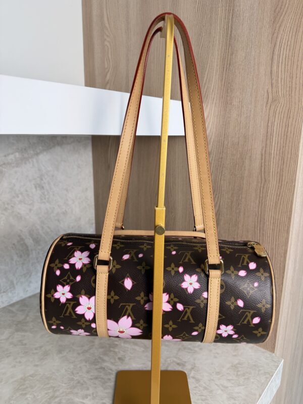 Louis Vuitton LV X TM Monogram Cherry Blossom Papillon Sakura Brown