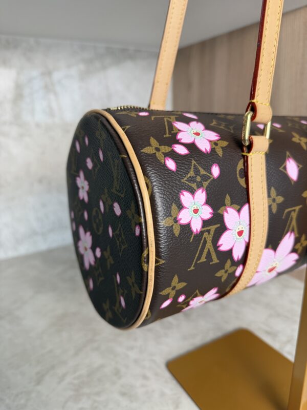 Louis Vuitton LV X TM Monogram Cherry Blossom Papillon Sakura Brown