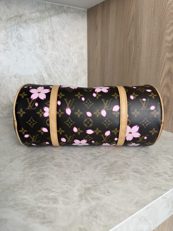 Louis Vuitton LV X TM Monogram Cherry Blossom Papillon Sakura Brown