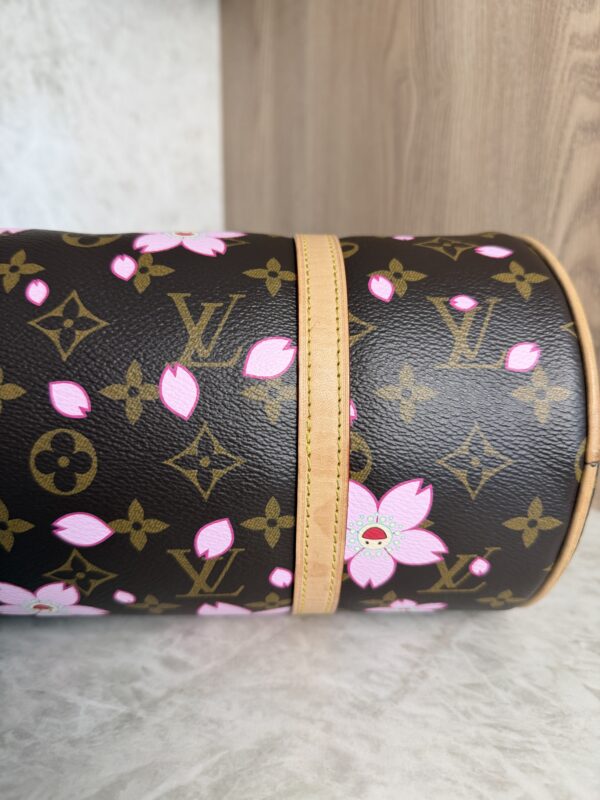 Louis Vuitton LV X TM Monogram Cherry Blossom Papillon Sakura Brown