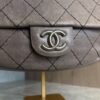 Chanel On the Road Flap Bag Quilted Leather Large