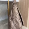 Chanel On the Road Flap Bag Quilted Leather Large