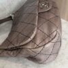 Chanel On the Road Flap Bag Quilted Leather Large