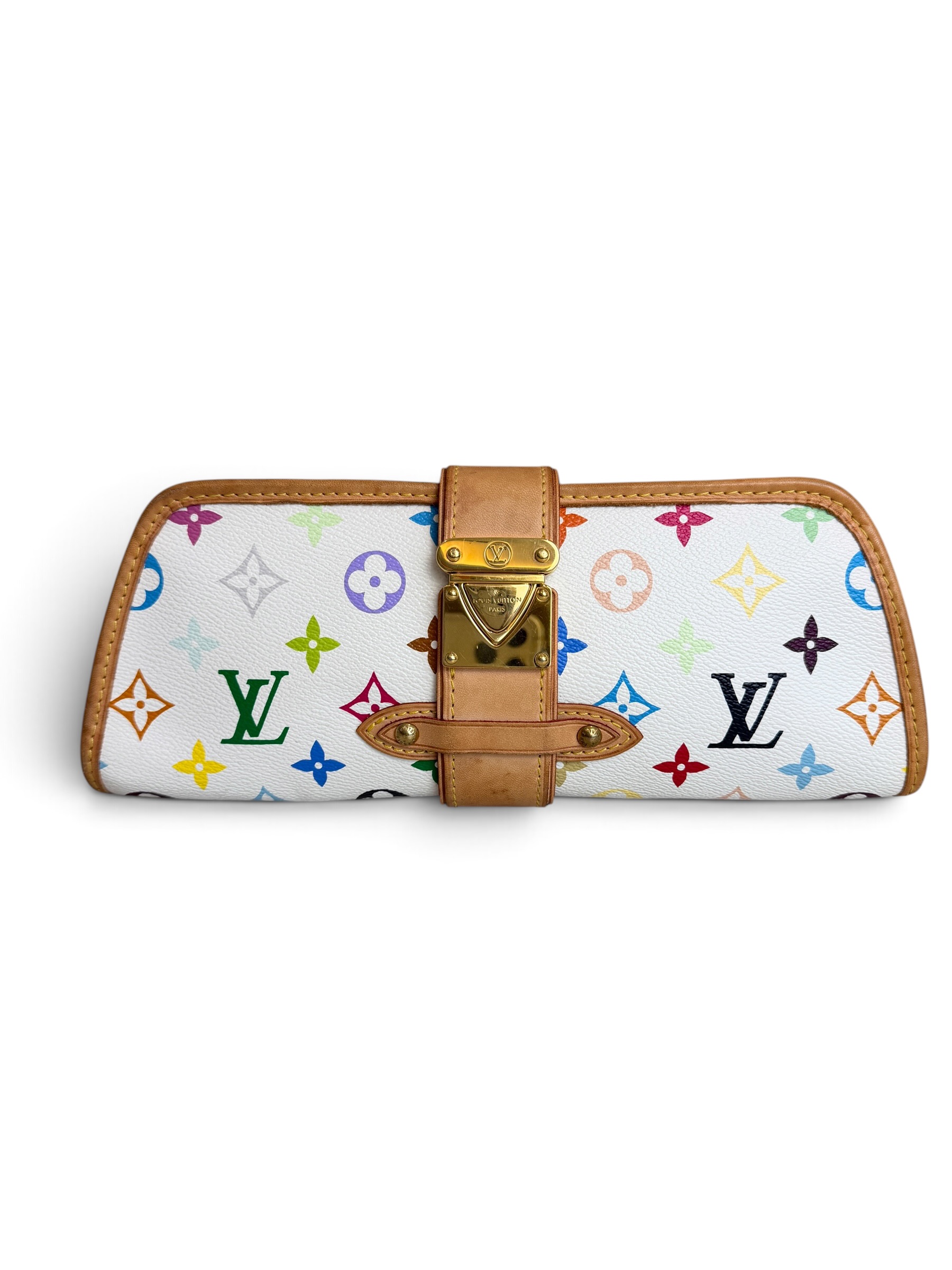Louis Vuitton Monogram Multicolor Shirley White