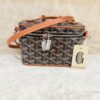 Goyard Muse Vanity Case Coated Canvas Mini Black and Tan