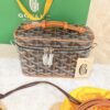 Goyard Muse Vanity Case Coated Canvas Mini Black and Tan