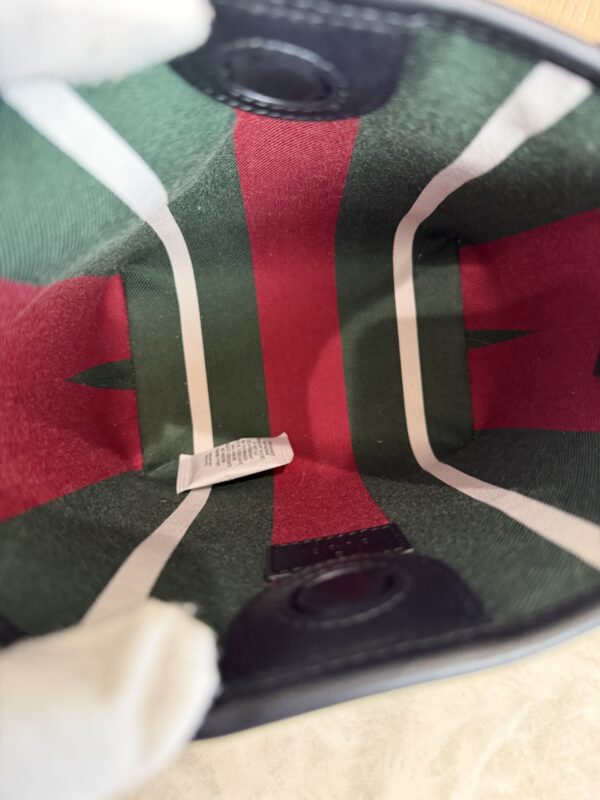 Gucci GG Emblem Nano Bucket Bag Black