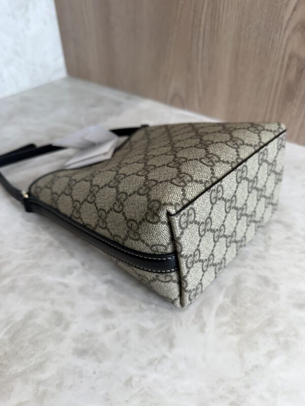 Gucci GG Emblem Nano Bucket Bag Black