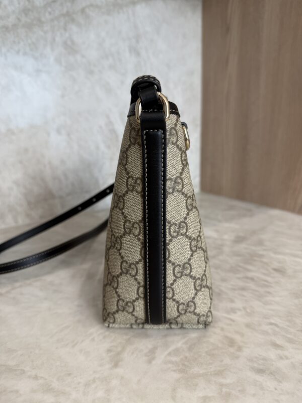 Gucci GG Emblem Nano Bucket Bag Black