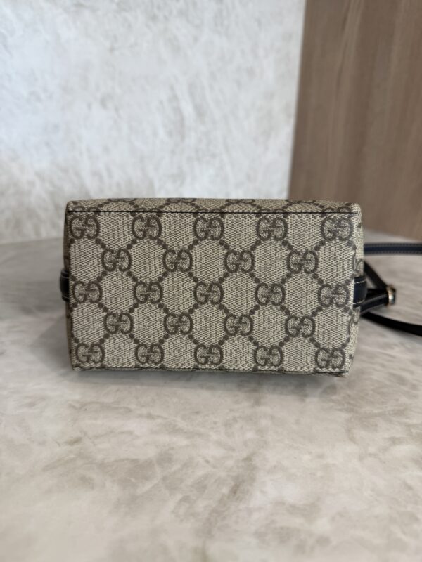 Gucci GG Emblem Nano Bucket Bag Black