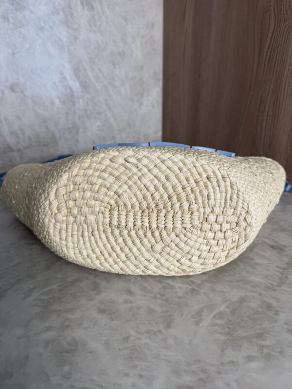 Christian Louboutin Cabata Basket Mini Tote Bag Raffia